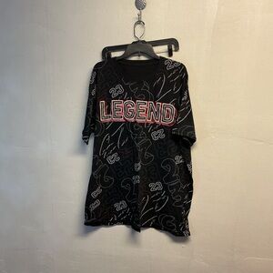 Legend Graphic Black Men's T-Shirt